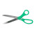 Kelly Green Custom 25 Inch Scissors