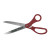 Maroon Custom 25 Inch Scissors