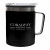 Logo Printed Braxton Stainless Steel Mug - 12oz - Black