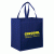 Best Promotional Reusable Tote Bags - High Gloss Non-Woven Laminated Tote - Navy Blue