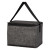 Textured Crosshatch Custom Non-Woven Lunch Bag Charcoal