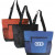 Polyester Tote with Mesh Pockets Promotional Custom Imprinted With Logo