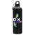 Digital Imprinted Aluminum 25 oz Sports Bottle - Metallic black