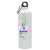 Digital Imprinted Aluminum 25 oz Sports Bottle - White