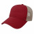 Cardinal Red/Tan Woven Logo Applique Washed Chino Twill & Soft Mesh Cap