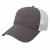 Charcoal/White Woven Logo Applique Washed Chino Twill & Soft Mesh Cap