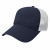 Navy/White Woven Logo Applique Washed Chino Twill & Soft Mesh Cap