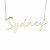 Signature Style Sterling Silver Personalized Name Necklace