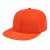 Orange Custom Embroidered Applique Flexfit Wool Blend Performance Cap