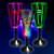 Custom Novelty Champagne & Wine Glasses | Light Up Champagne Glass with Black Base
