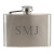 Engraved Monogram Pocket Flask