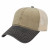 Khaki/Black/Stone Custom Sublimated Patch Washed Trucker Cap