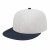 White/Navy Custom Embroidered Applique Flexfit Wool Blend Performance Cap