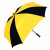 Logo Sun Storm Beach Chair Umbrella with Clamp - Black/gold