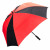 Logo Sun Storm Beach Chair Umbrella with Clamp - Black/red