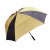 Logo Sun Storm Beach Chair Umbrella with Clamp - Navy/old gold