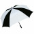 Logo Sun Storm Beach Chair Umbrella with Clamp - Black/white