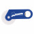 Imprinted Blue Pizza Cutter with Bottle Opener