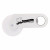 Imprinted White Pizza Cutter with Bottle Opener