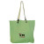 Campus Tote - Cotton Denim - Green Tea