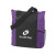 Fun Tote Bag Promotional Custom Imprinted With Logo -Purple with Black 