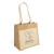 Izzy Jute Tote with Wooden Button and Logo