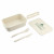 PLA Bento Box with Utensils and Logo Beige