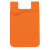 Promotional Auto Vent Magnetic Phone Wallet - Orange