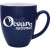 Logo Imprinted Duo-Tone 16 oz Bistro Mug - Midnight blue