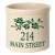 Dogwood Flowers Personalized Crock For Porch