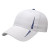 Performance Custom Embroidered Polyester Cap - White/Navy