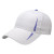 Performance Custom Embroidered Polyester Cap - White/Royal