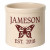 Personalized Butterfly Stoneware Crock For Kitchen