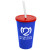 Custom Tumbler with Lid & Straw Mix and Match Colors