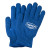 Blue PVC Grip Freezer Gloves