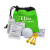Custom Red Cinch Tote Golf Kit - Lime green