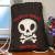 Skull and Crossbones Personalized Halloween Trick or Treat Sack