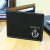 Black Bifold Personalized Nautical Anchor Wallet | Custom Anchor Wallets