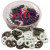 Mini Chocolate Pretzels Designer Plastic Tray Promotional Custom Imprinted With Logo