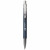 Printed Logo Asia Bamboo and Metal Eco Pen - Navy blue