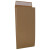Printed Recycled 6 x 12 Natural Kraft Mailer - side view
