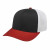 Embroidered Flexfit Trucker Mesh Cap - Black/red/white