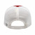 Embroidered Flexfit Trucker Mesh Cap Red/white - back