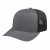 Embroidered Flexfit Trucker Mesh Cap - Graphite/black