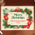 Festive Holiday Placemat with Family Name | Customized Dining Linen Placemat