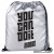 Custom Imprinted Reflective Drawstring Bag