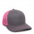 Custom Embroidered Ultimate Trucker Cap - Charcoal/neon pink