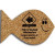 Fish - King Size Cork Coaster Promotional Custom Imprinted With Logo