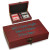 Personalized Card & Dice Gift Set in Rosewood Box