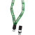 1 in. Knitted Cotton Lanyard with Snap-Buckle Release and O-ring